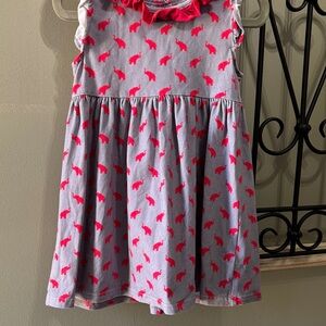 Charming elephant Print Kids Dress 18 months